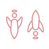 Angel and Rocket vouchers